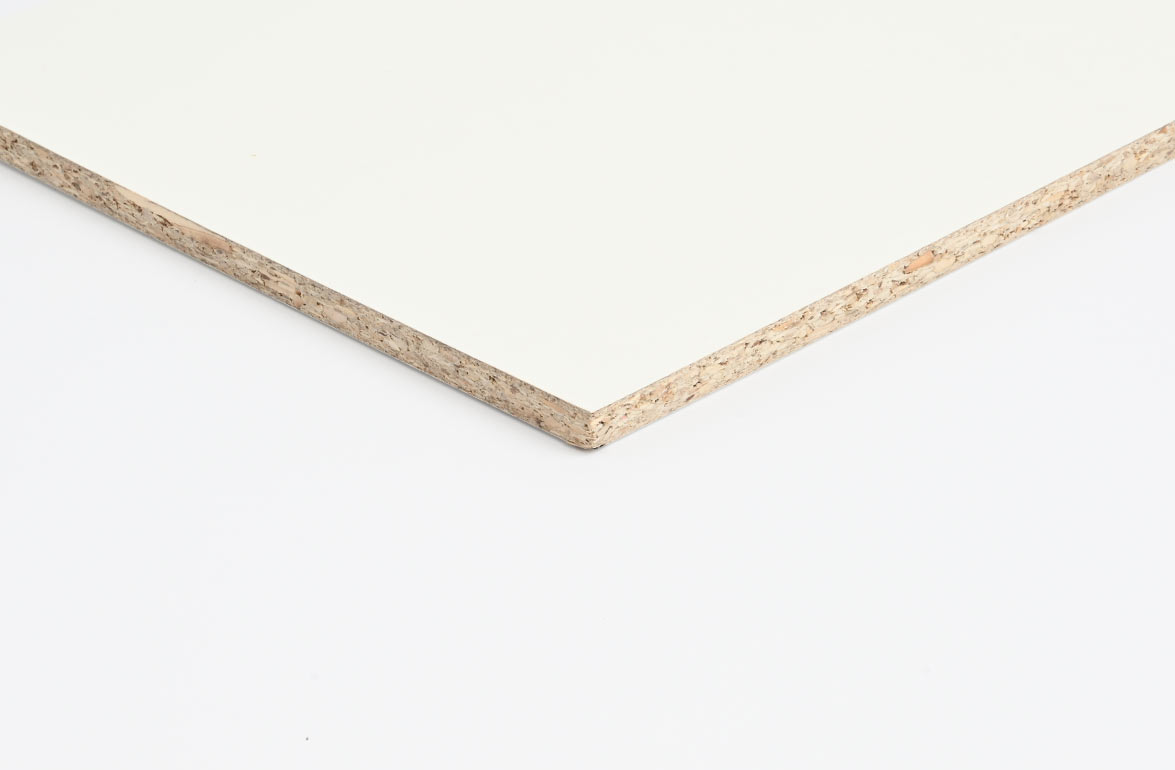 Spån Melamin, Icy White U11027HG, 100% PEFC